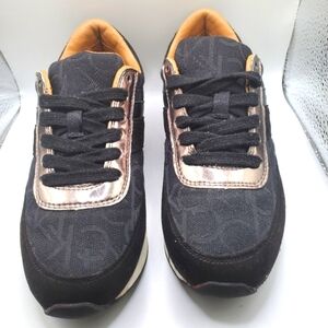 Women's Calvin Klein sneakers bronze and black size 6.5